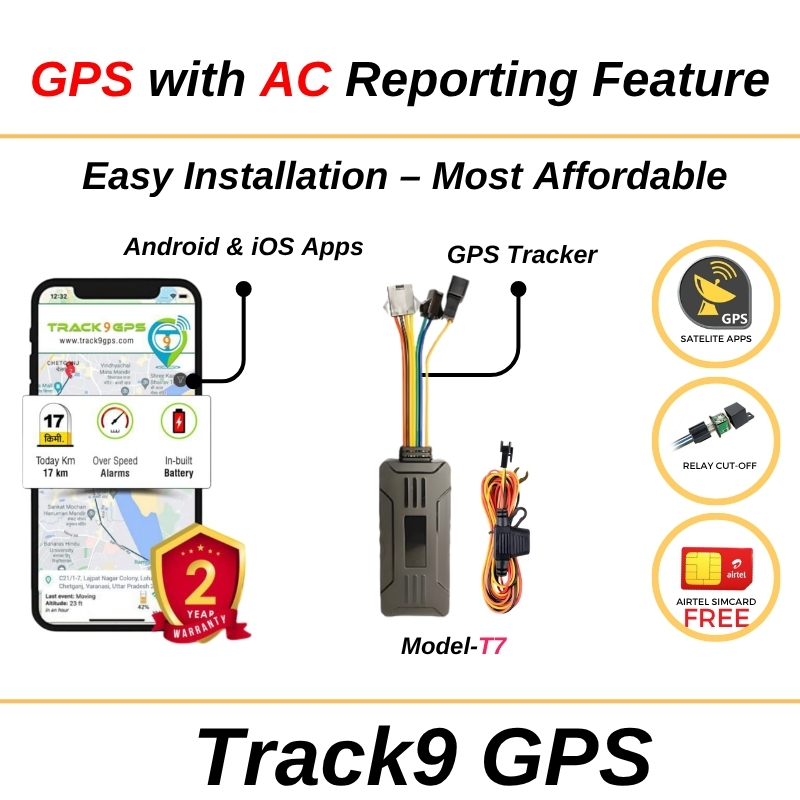 GPS T7 With AC Report (with Sim+Software=+Relay)